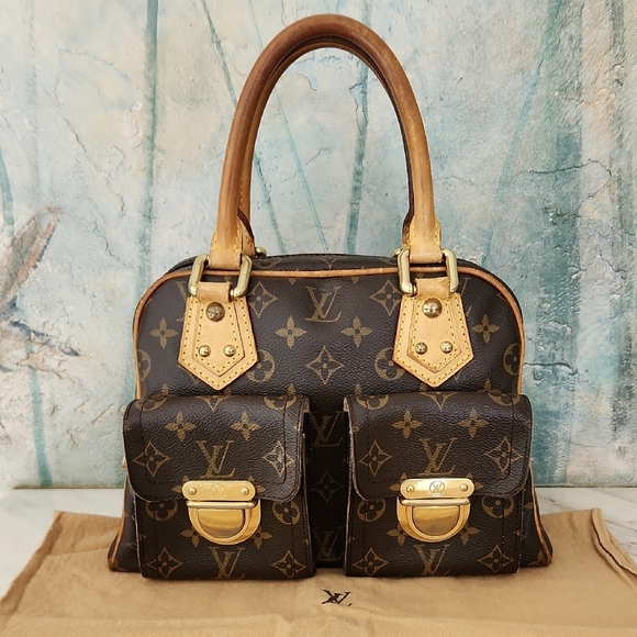 Louis Vuitton Monogram Manhattan PM Bag - Picture 1 of 17